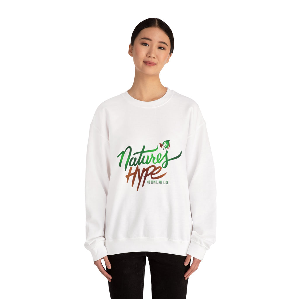 Nature’s Hope Crewneck Sweatshirt — Eco-Friendly Botanical Graphic