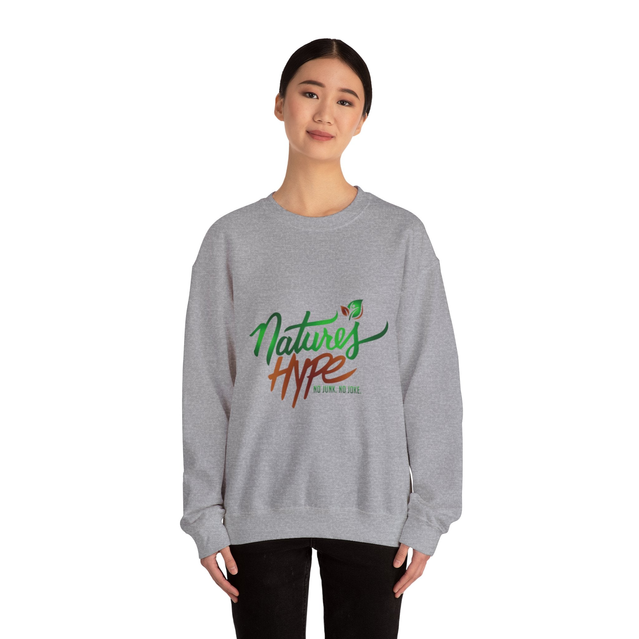 Nature’s Hope Crewneck Sweatshirt — Eco-Friendly Botanical Graphic