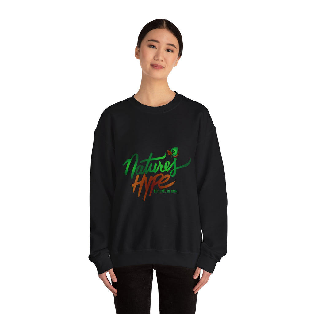 Nature’s Hope Crewneck Sweatshirt — Eco-Friendly Botanical Graphic
