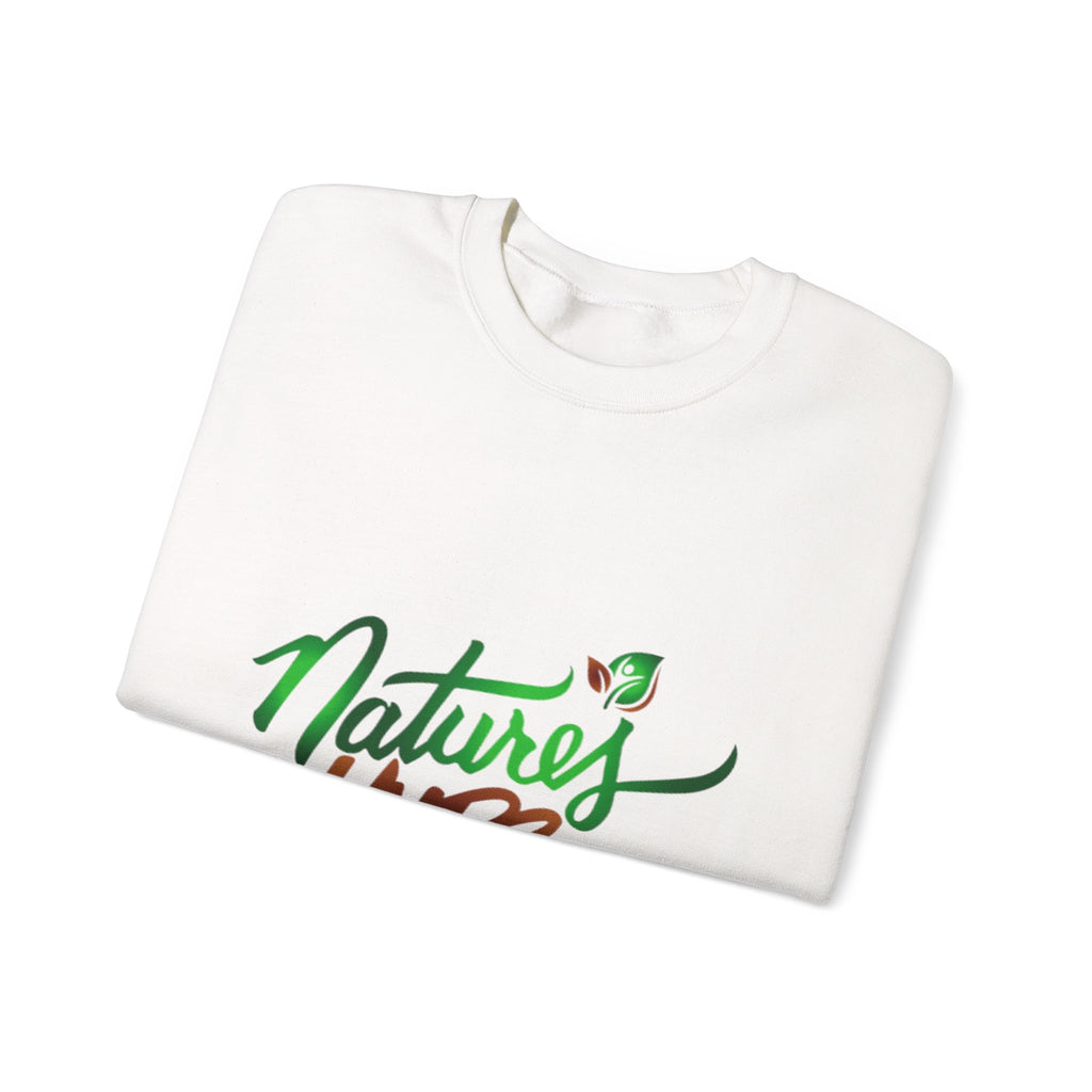 Nature’s Hope Crewneck Sweatshirt — Eco-Friendly Botanical Graphic