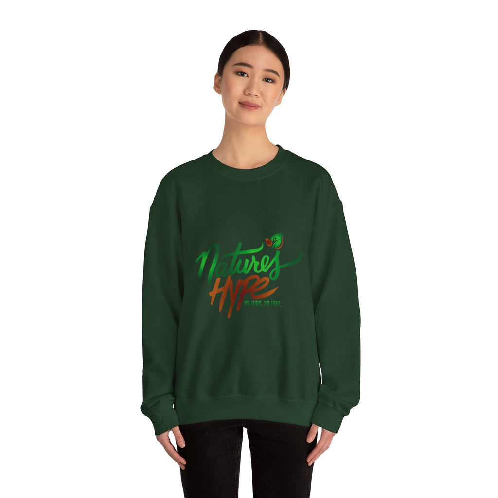 Nature’s Hope Crewneck Sweatshirt — Eco-Friendly Botanical Graphic