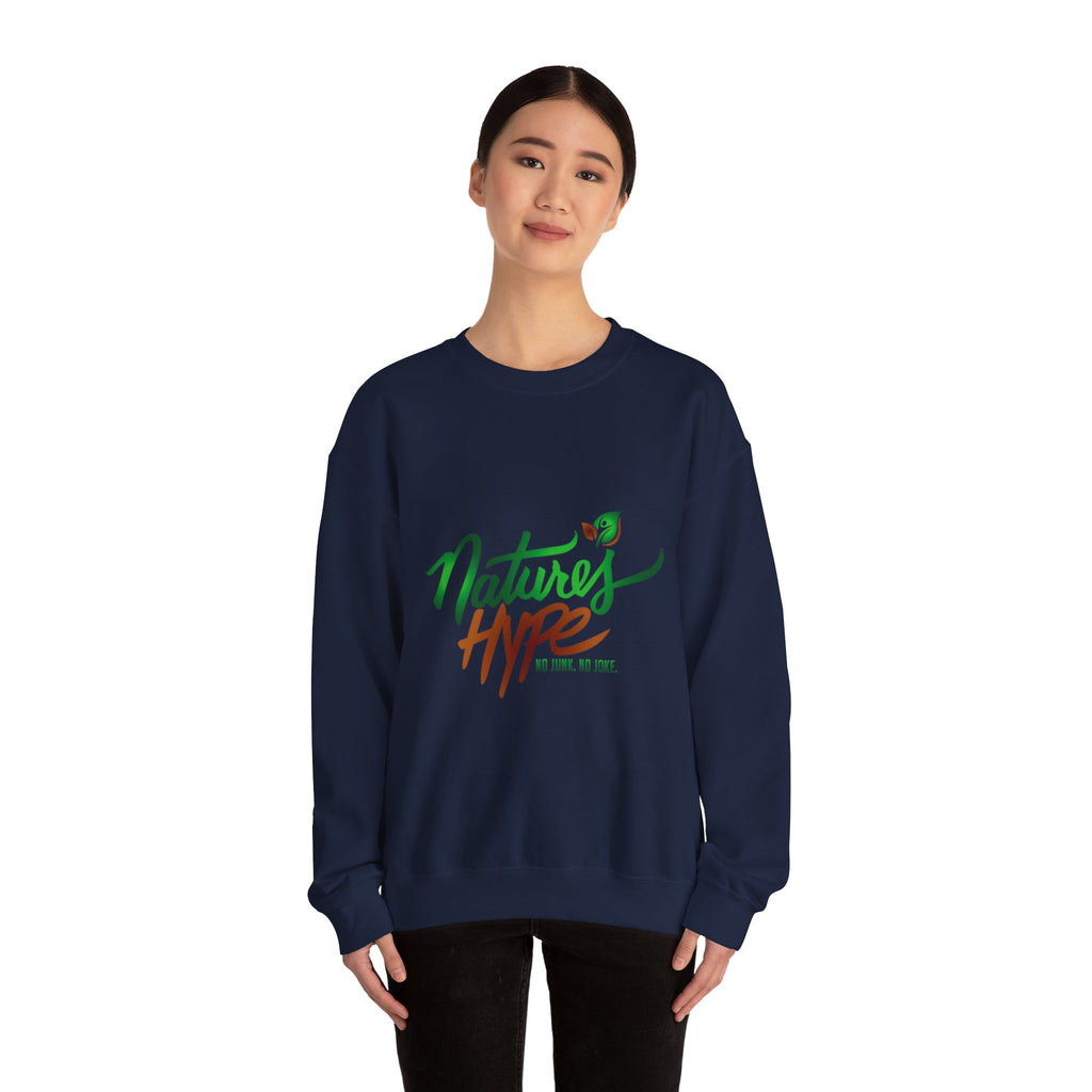 Nature’s Hope Crewneck Sweatshirt — Eco-Friendly Botanical Graphic
